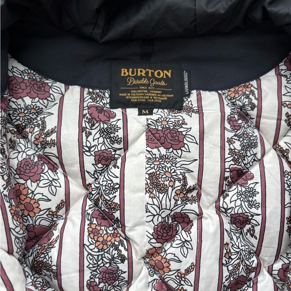 Burton Women's Saxton Black Parka with Faux Fur Hood - Picture 3 of 4